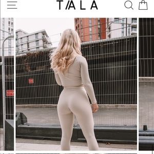 TALA ZINNIA LEGGINGS IN CREAM